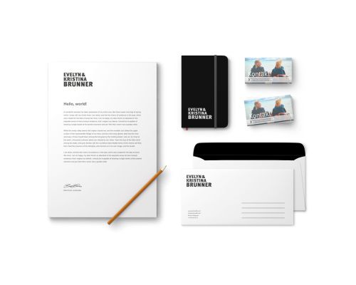 Musik, die man sieht: Reduktion und Klarheit im Branding der Brunner-Schwestern.