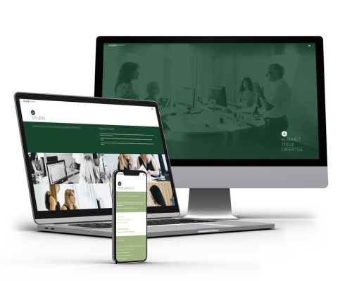 Mit dem neuen Design hebt sich Studer Treuhand klar vom Wettbewerb ab.