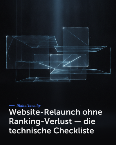 Website-Relaunch ohne Ranking-Verlust — die technische Checkliste