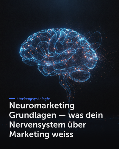 Neuromarketing Grundlagen — was dein Nervensystem über Marketing weiss
