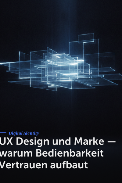UX Design und Marke — warum Bedienbarkeit Vertrauen aufbaut