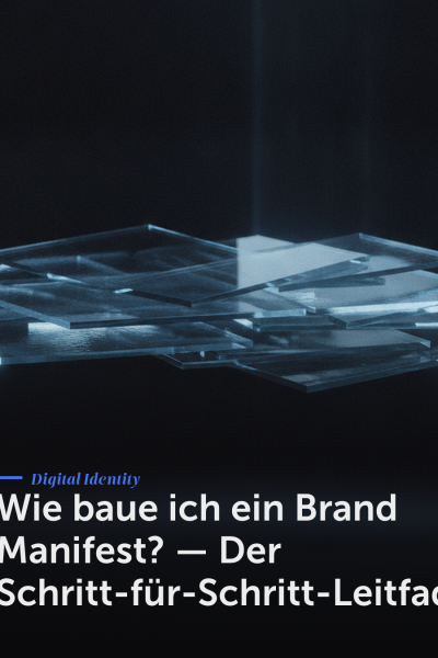 Wie baue ich ein Brand Manifest? — Der Schritt-für-Schritt-Leitfaden