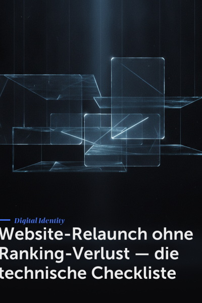Website-Relaunch ohne Ranking-Verlust — die technische Checkliste