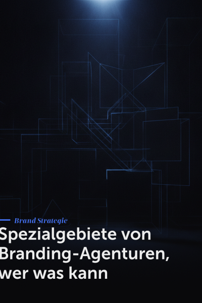 Spezialgebiete von Branding-Agenturen, wer was kann