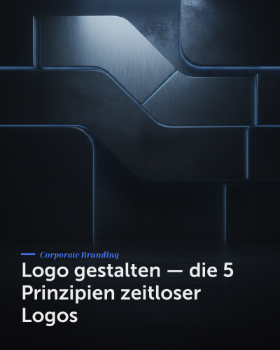 Logo gestalten — die 5 Prinzipien zeitloser Logos