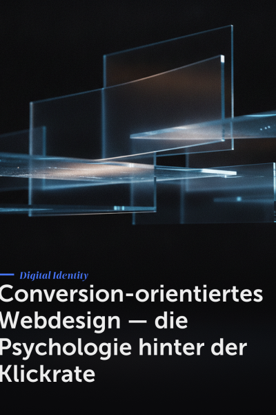 Conversion-orientiertes Webdesign — die Psychologie hinter der Klickrate