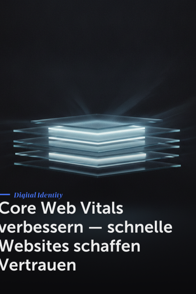 Core Web Vitals verbessern — schnelle Websites schaffen Vertrauen