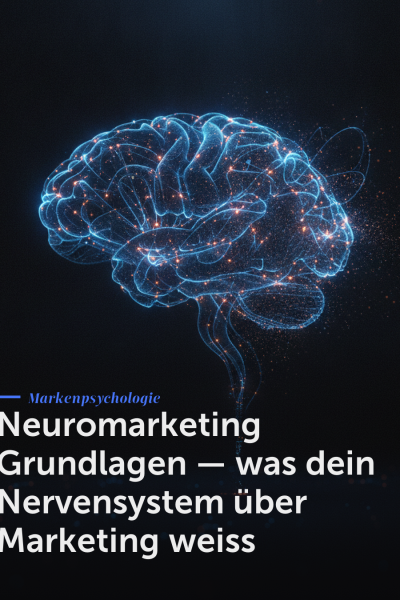 Neuromarketing Grundlagen — was dein Nervensystem über Marketing weiss