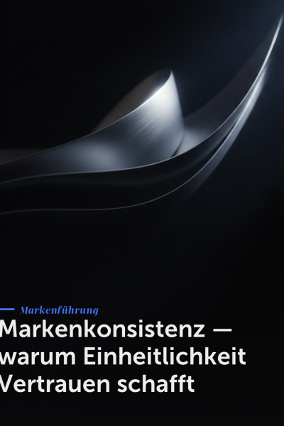 Markenkonsistenz — warum Einheitlichkeit Vertrauen schafft