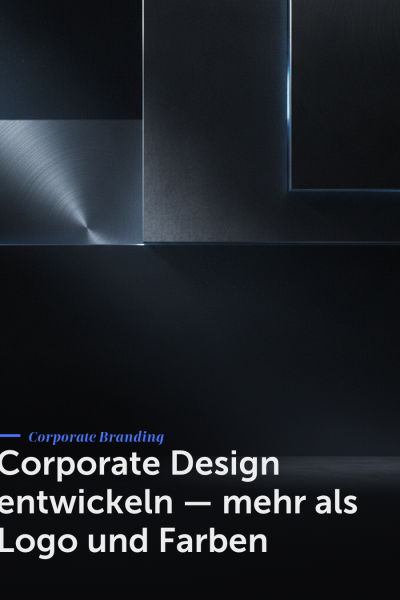 Corporate Design entwickeln — mehr als Logo und Farben