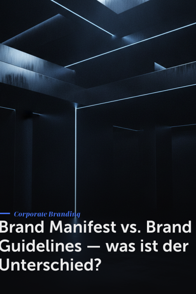 Brand Manifest vs Brand Guidelines — was ist der Unterschied?