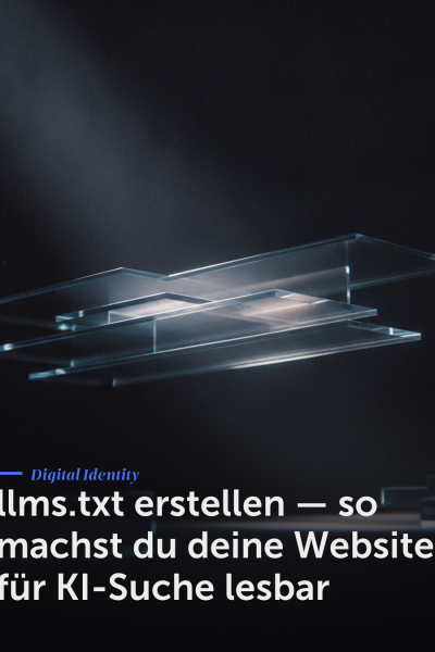 llms.txt erstellen — so machst du deine Website für KI-Suche lesbar